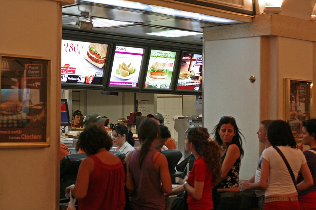 Food Counter, McDonald's